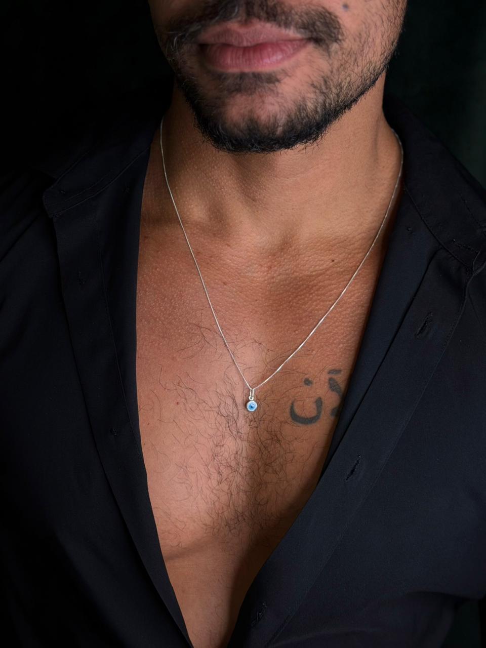 Colar Olho Grego Ultra Petit Prata925