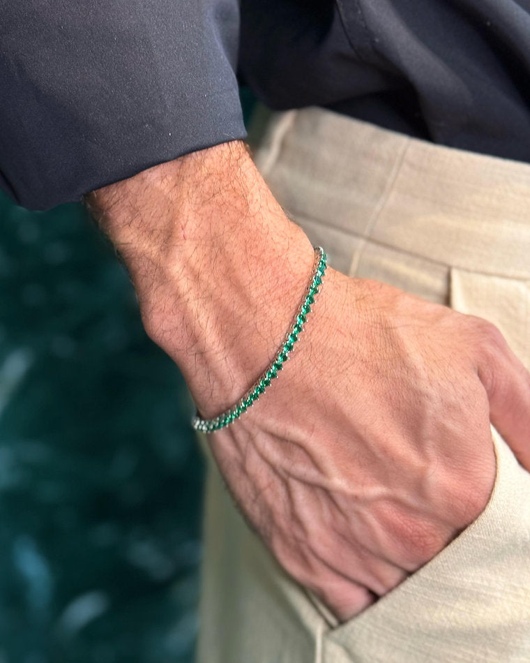Pulseira Riviera Premium Esmeralda