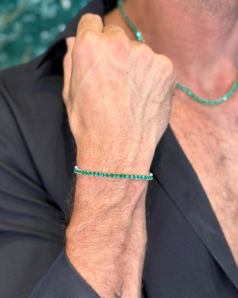 Pulseira Riviera Premium Esmeralda