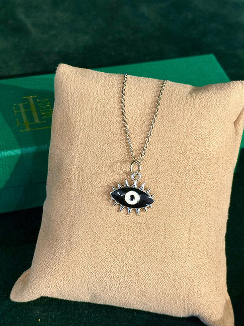 Colar Olho Grego Black Spiky