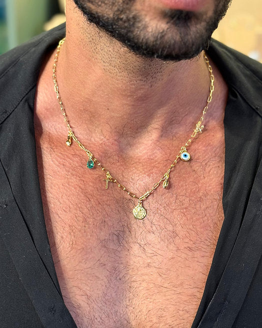 Colar Escudo Celeste