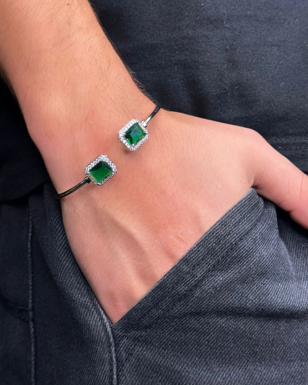 Bracelete Brooklyn Emeralda