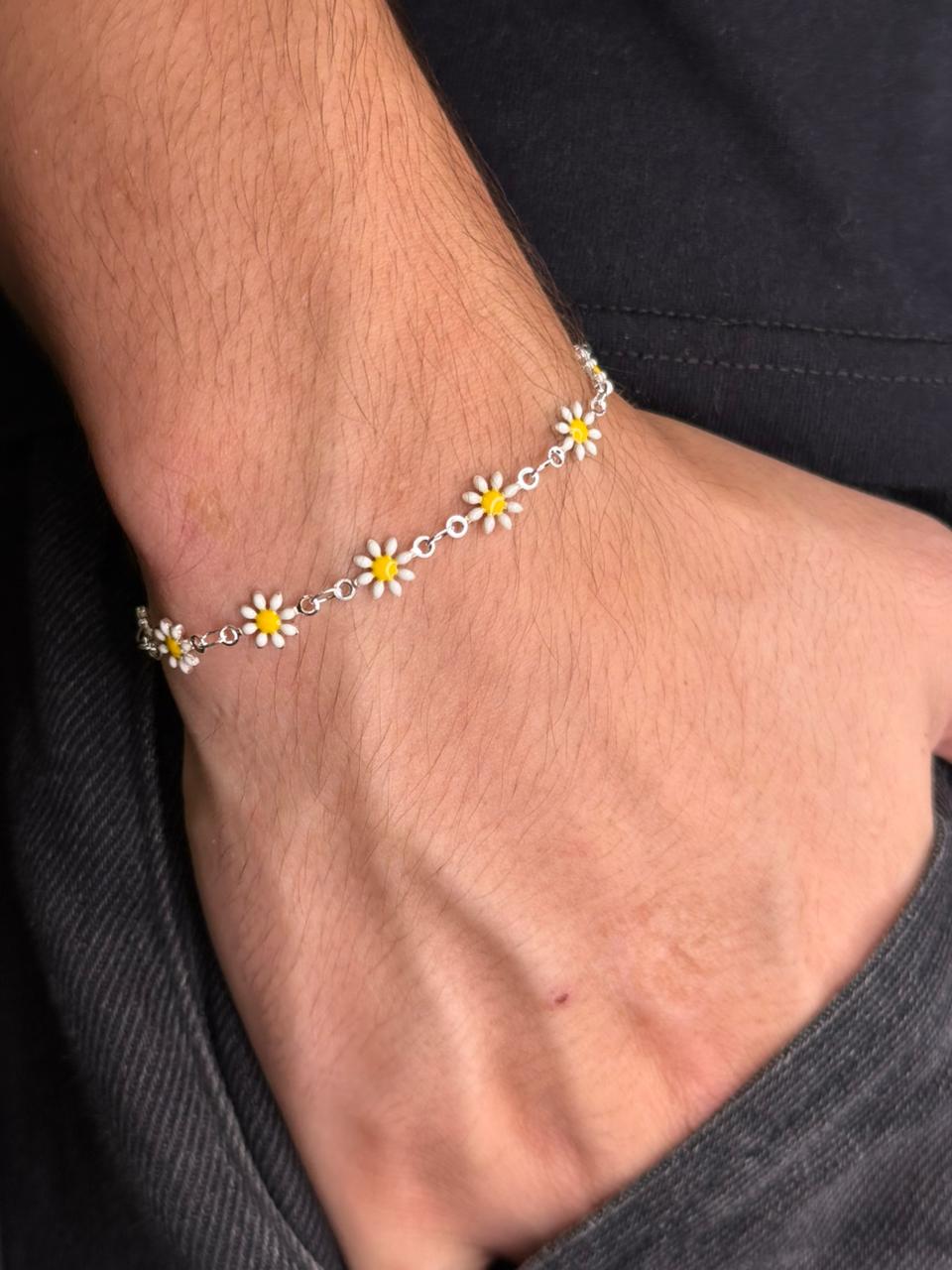 Pulseira Daisies Steel