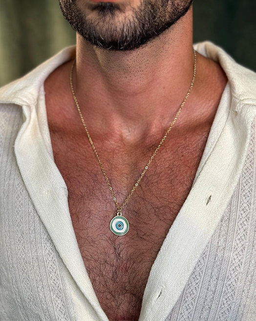 Colar Olho Grego Turmalina