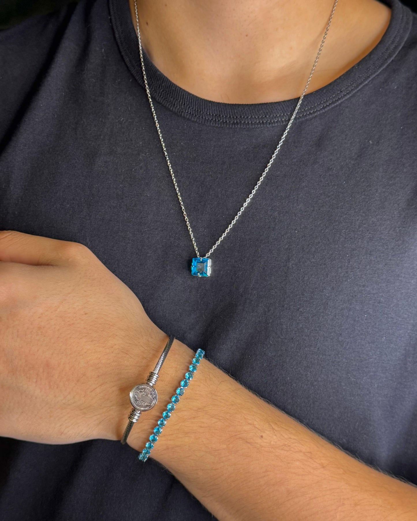 Kit Bracelete São Bento + Colar Clássico + Riviera de Brinde