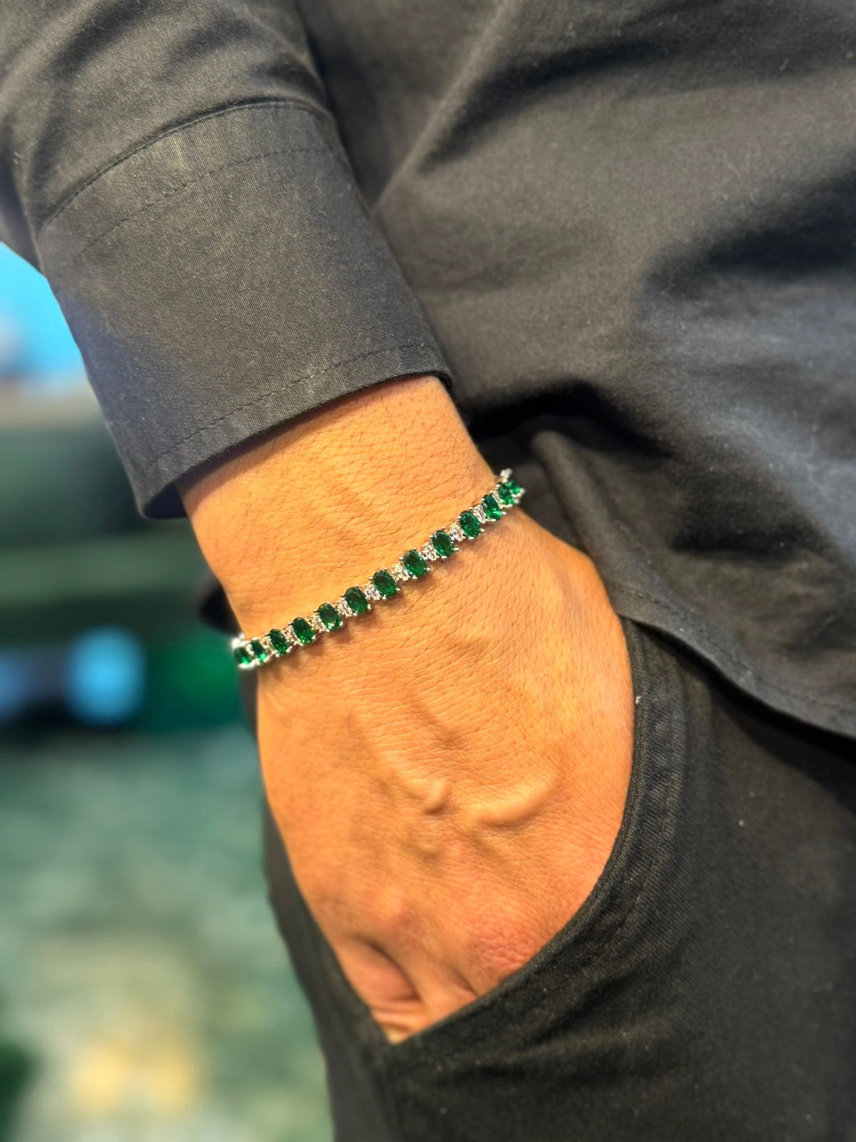 Pulseira Riviera Prince Esmeralda