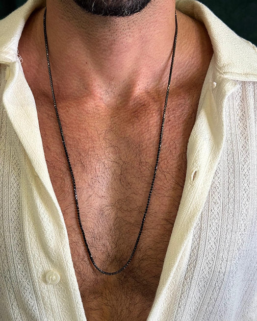 Colar Riviera Ultra Slim Ônix