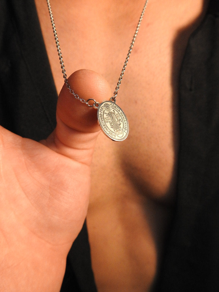 Escapulário Steel São Bento