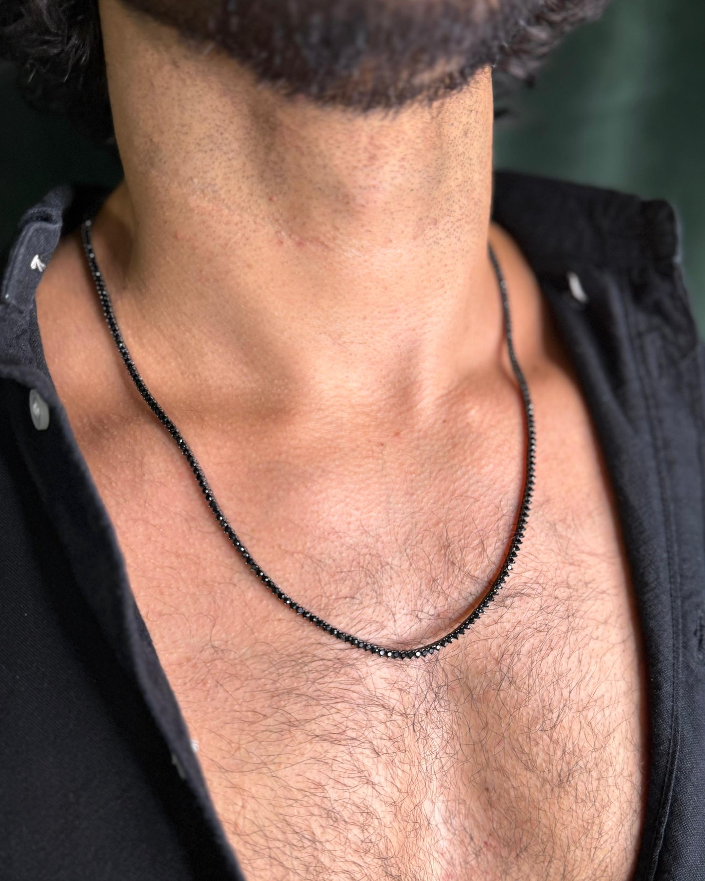 Colar Riviera Ultra Black Slim