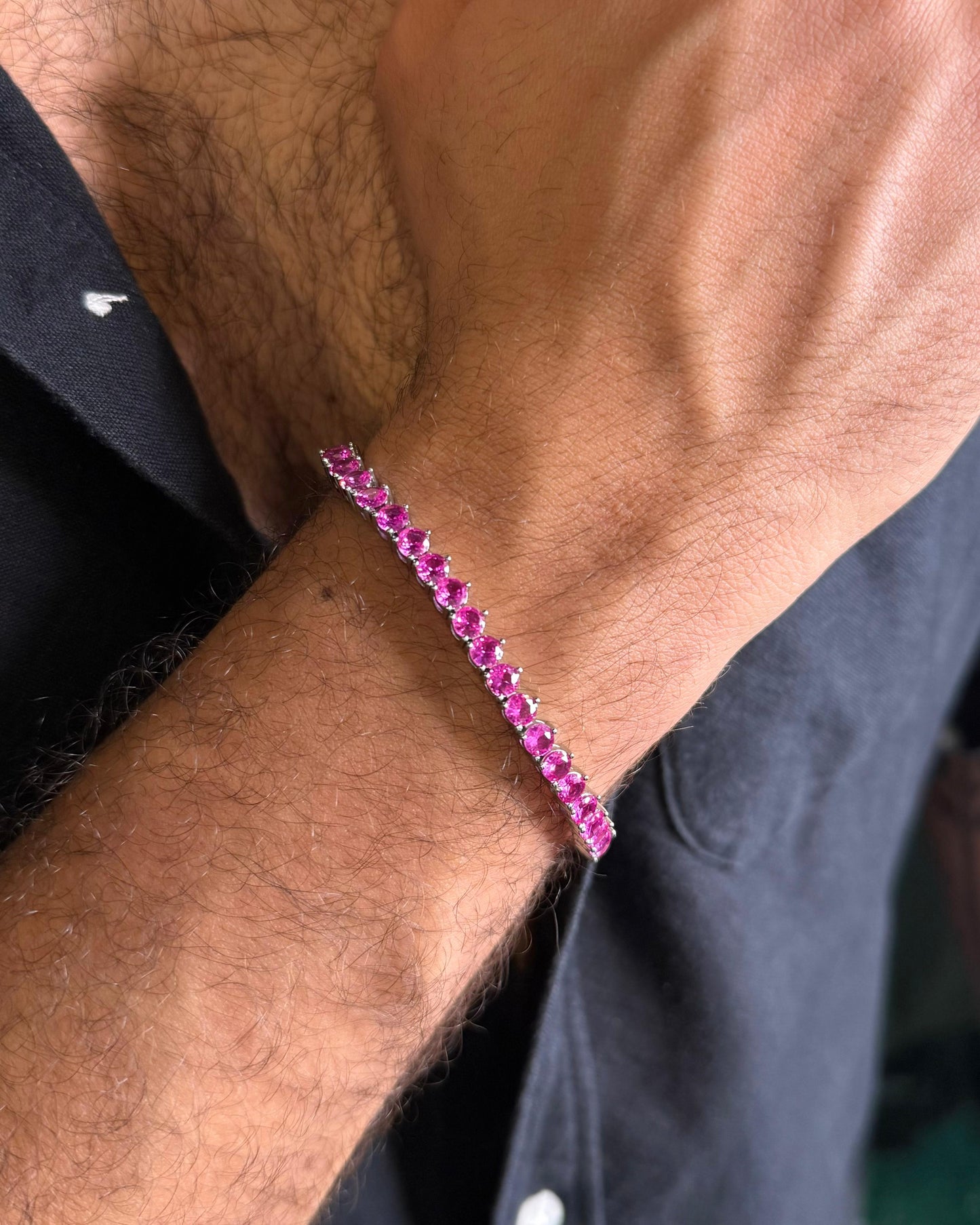 Pulseira Riviera Pink - 3 Pontas