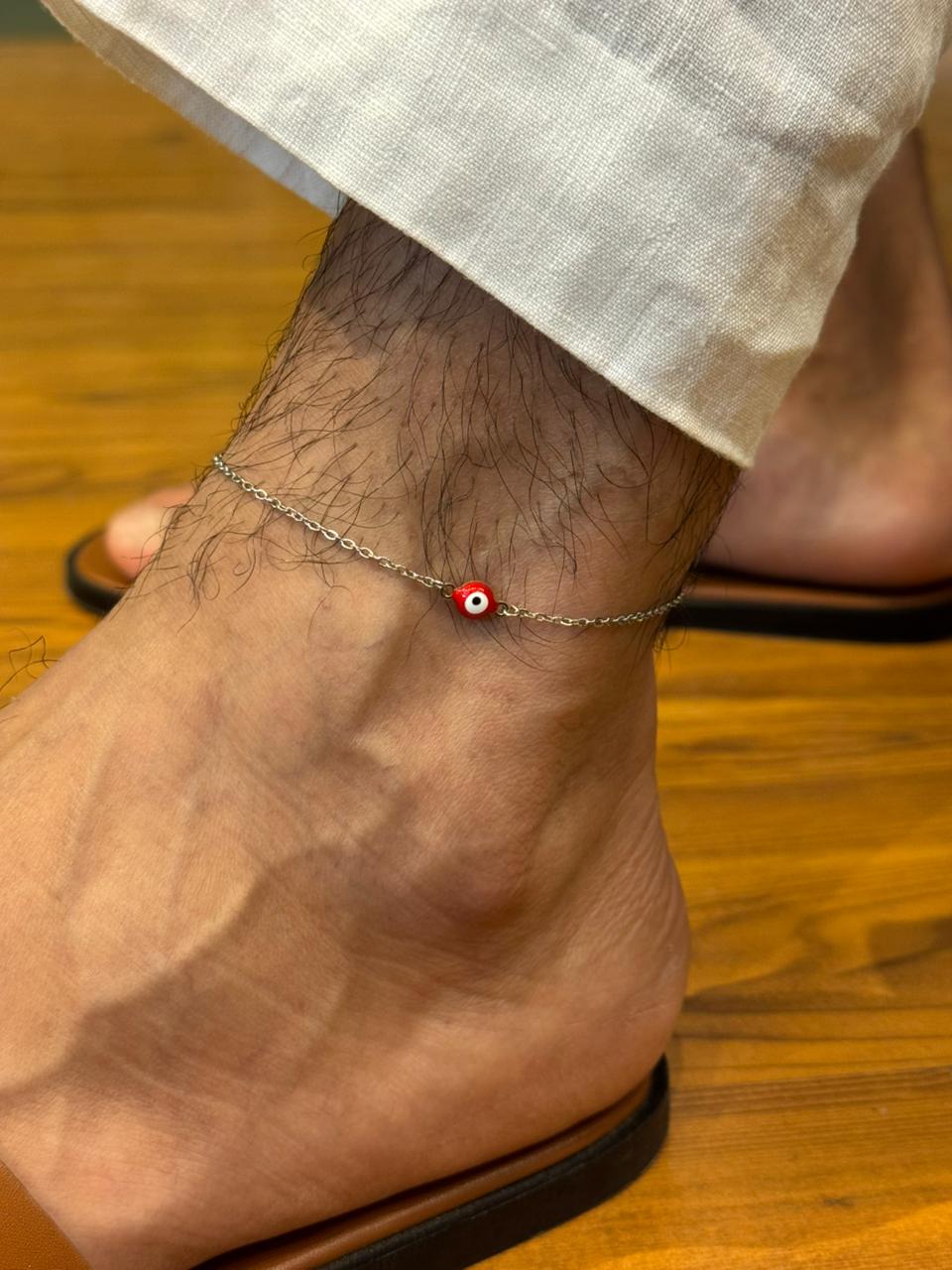 Tornozeleira Olho Grego Delicate Vermelho