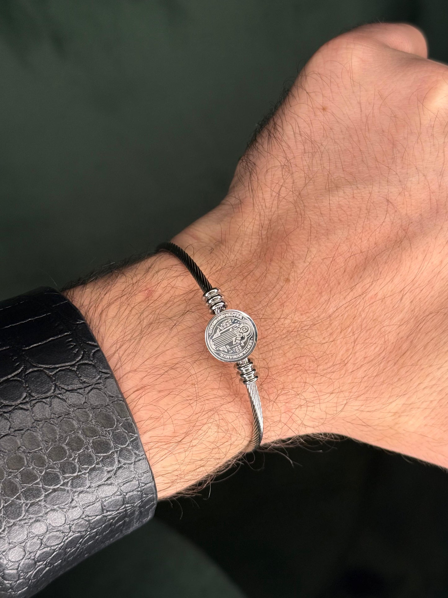 Kit Bracelete São Bento + Colar Clássico + Riviera de Brinde