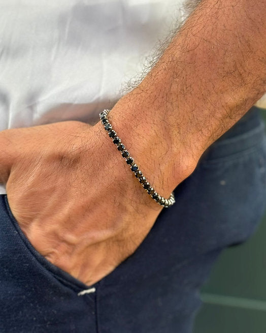 Pulseira Riviera Clássica Ônix