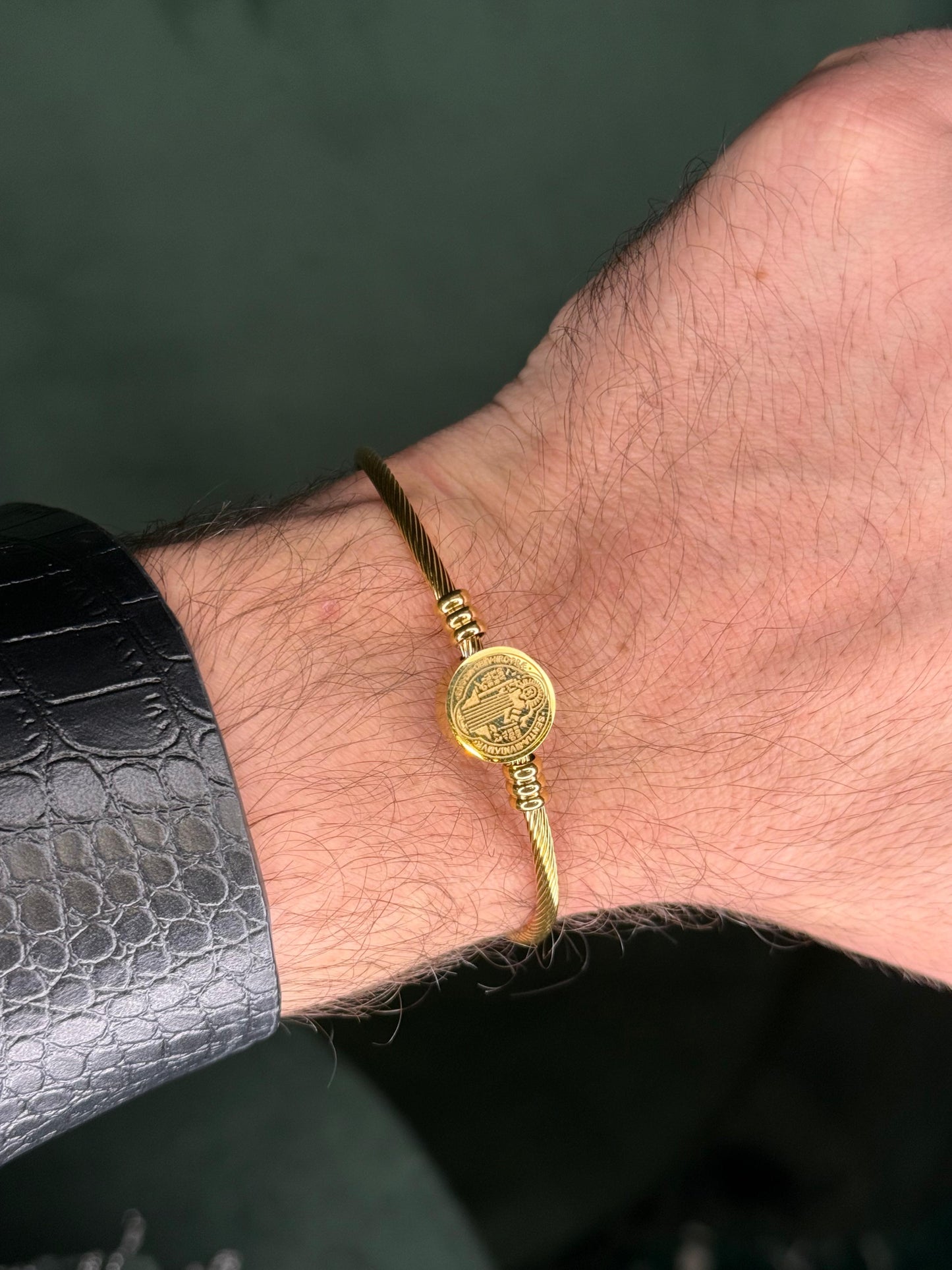 Kit Bracelete São Bento + Colar Clássico + Riviera de Brinde