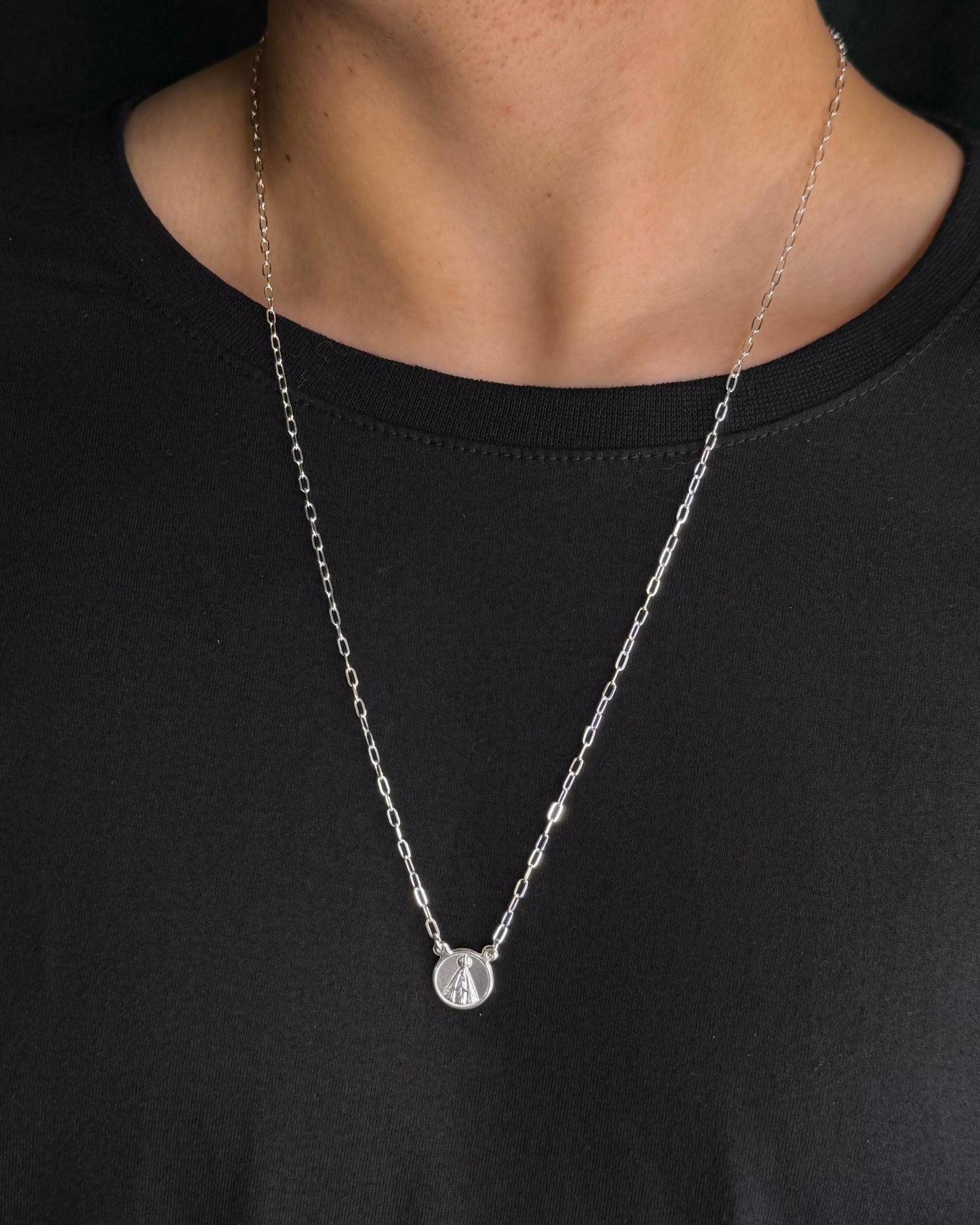 Escapulário Nossa Senhora Aparecida Prata925