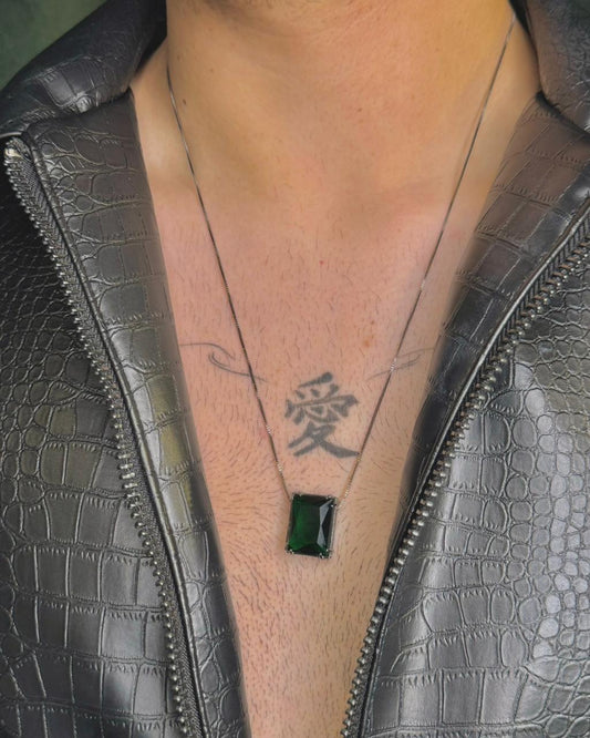 Colar Times Square Esmeralda