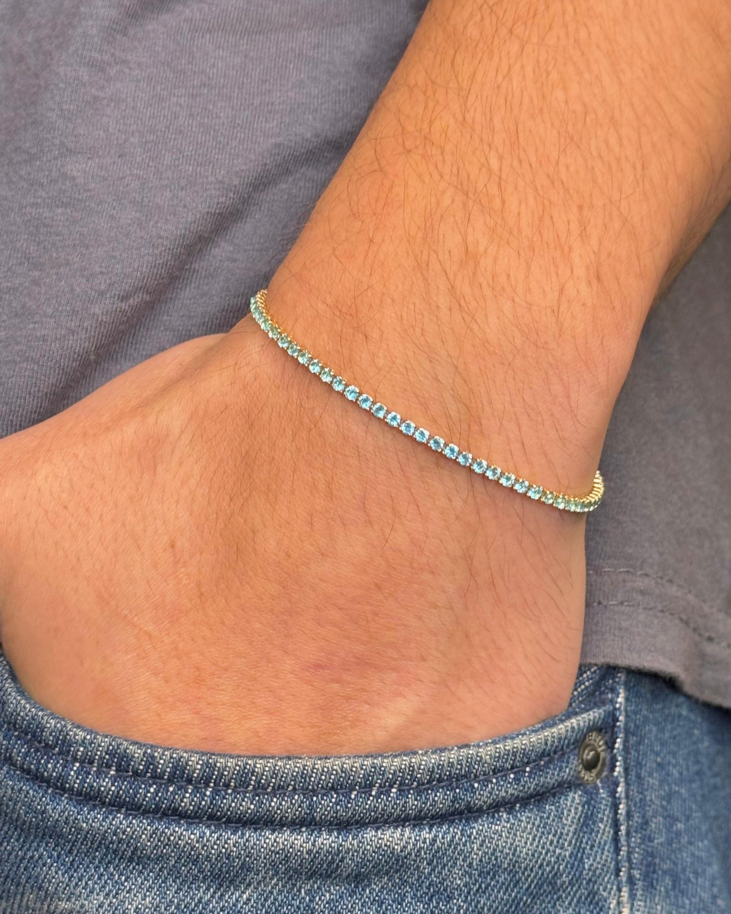 Pulseira Riviera Slim Gold