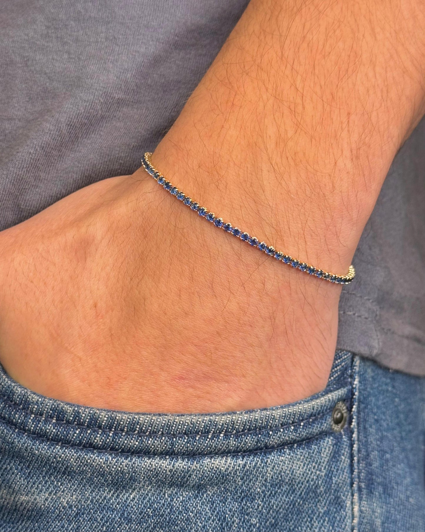 Pulseira Riviera Slim Gold