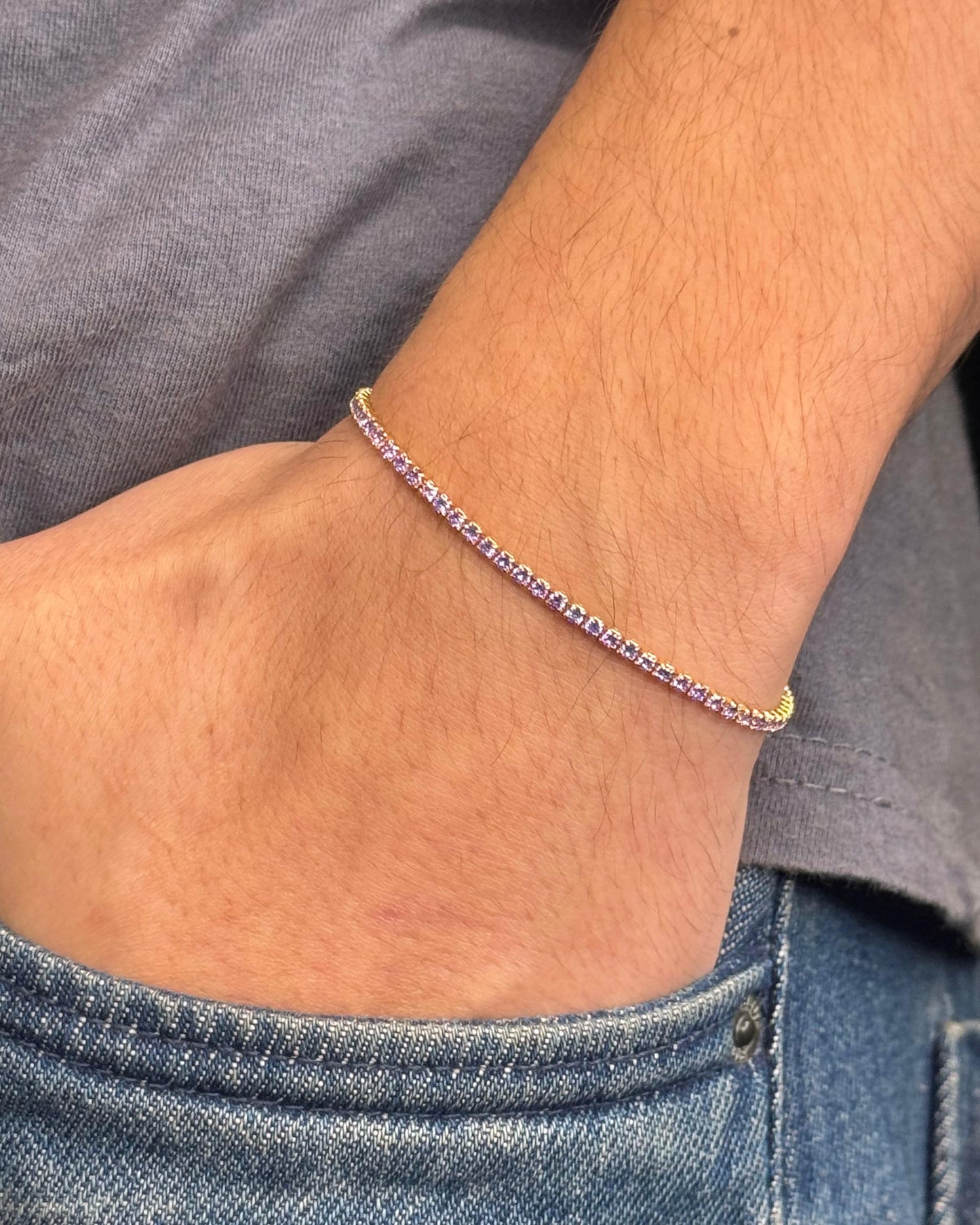 Pulseira Riviera Slim Gold