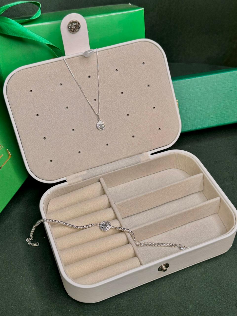 Kit São Bento Prata925 + Porta Joias Médio