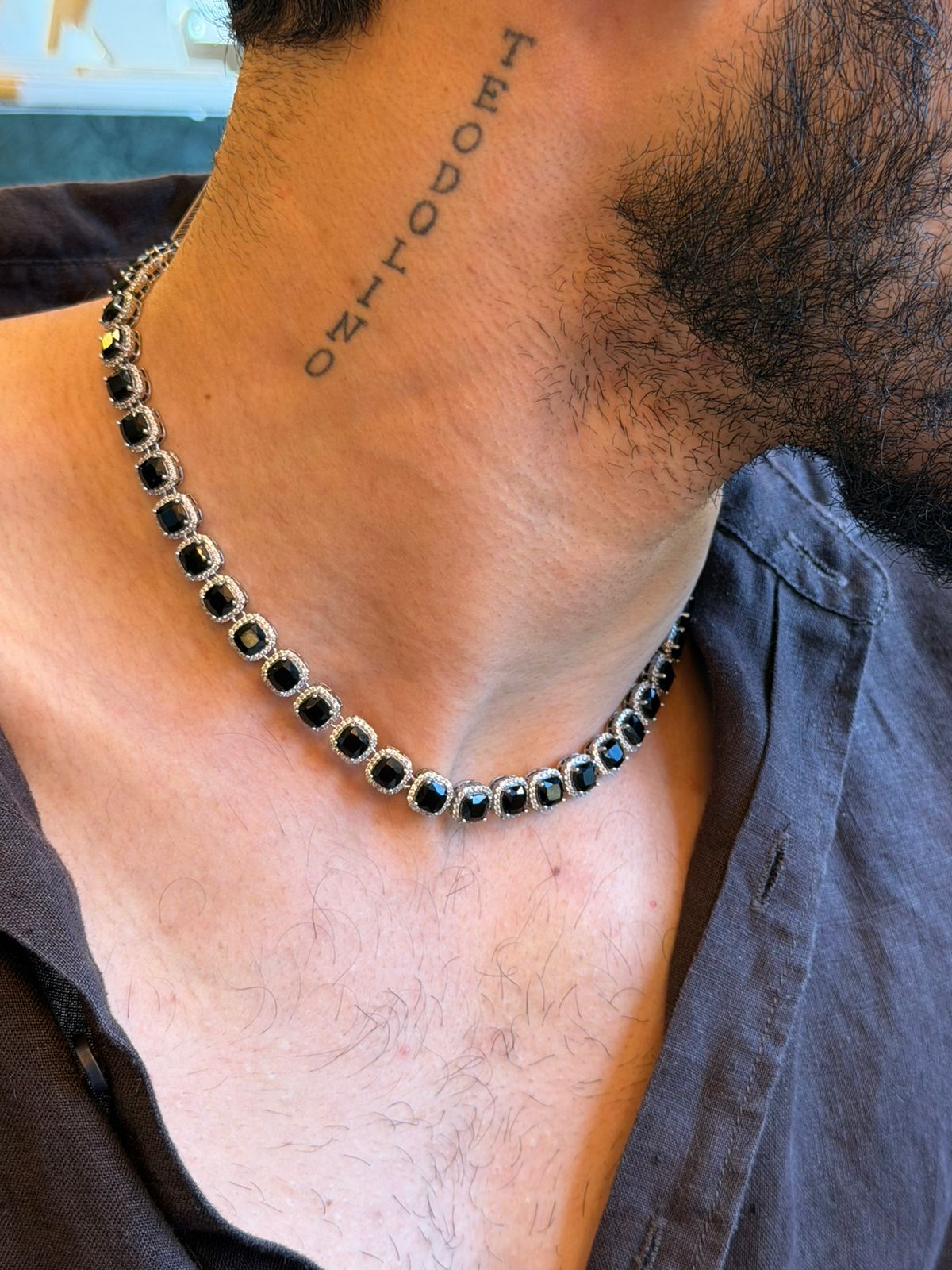 Colar Riviera Realeza Ônix