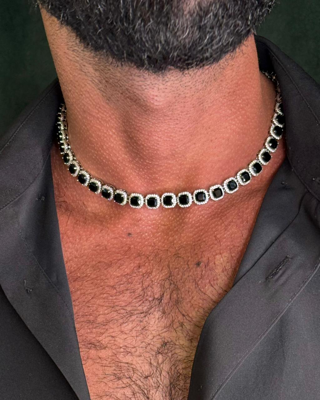 Colar Riviera Realeza Ônix