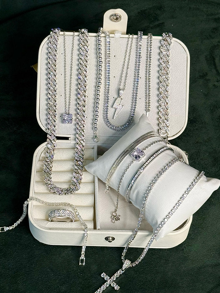 Kit Cristal White + Porta Joias de Brinde