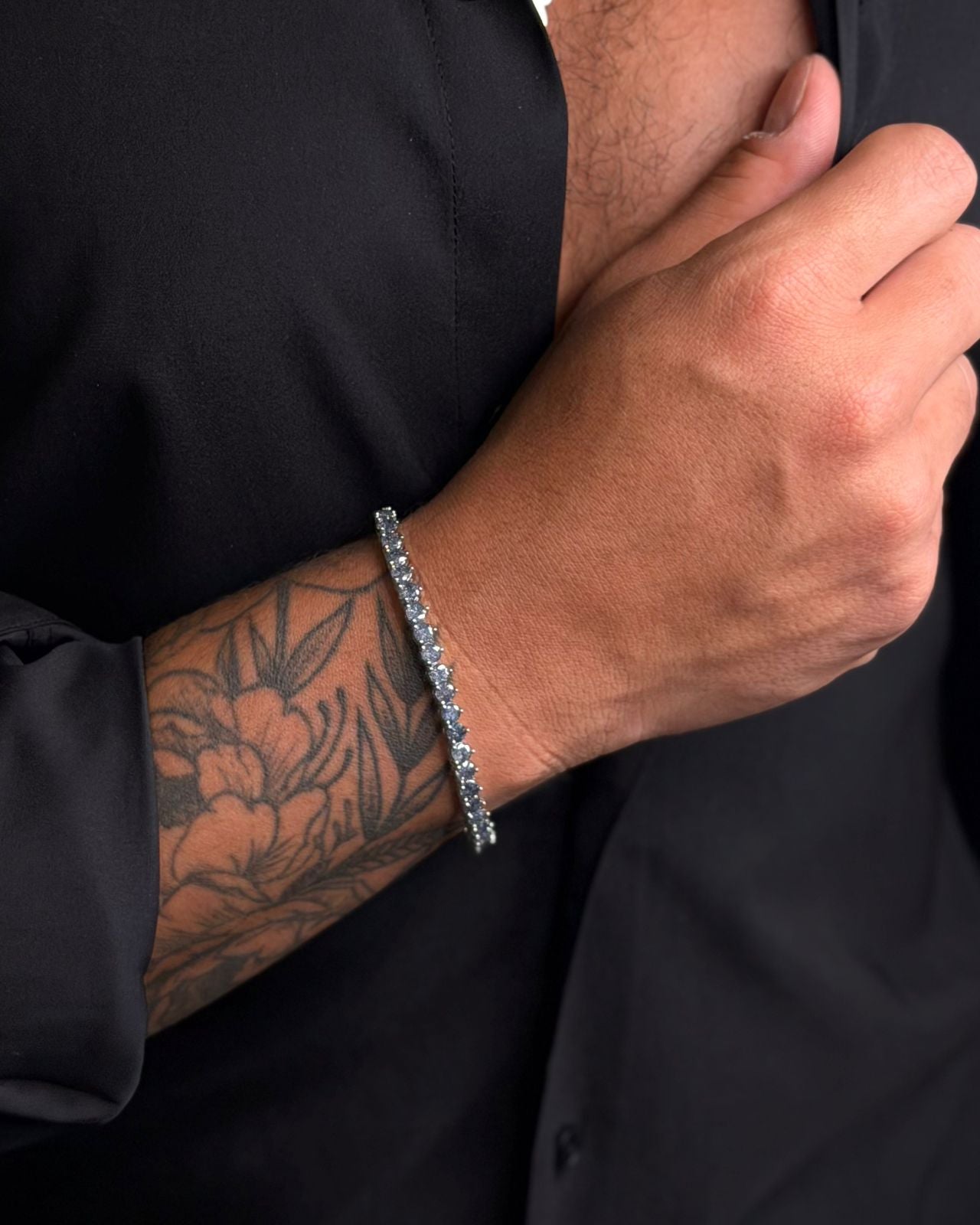 Pulseira Riviera Grafite - 3 Pontas