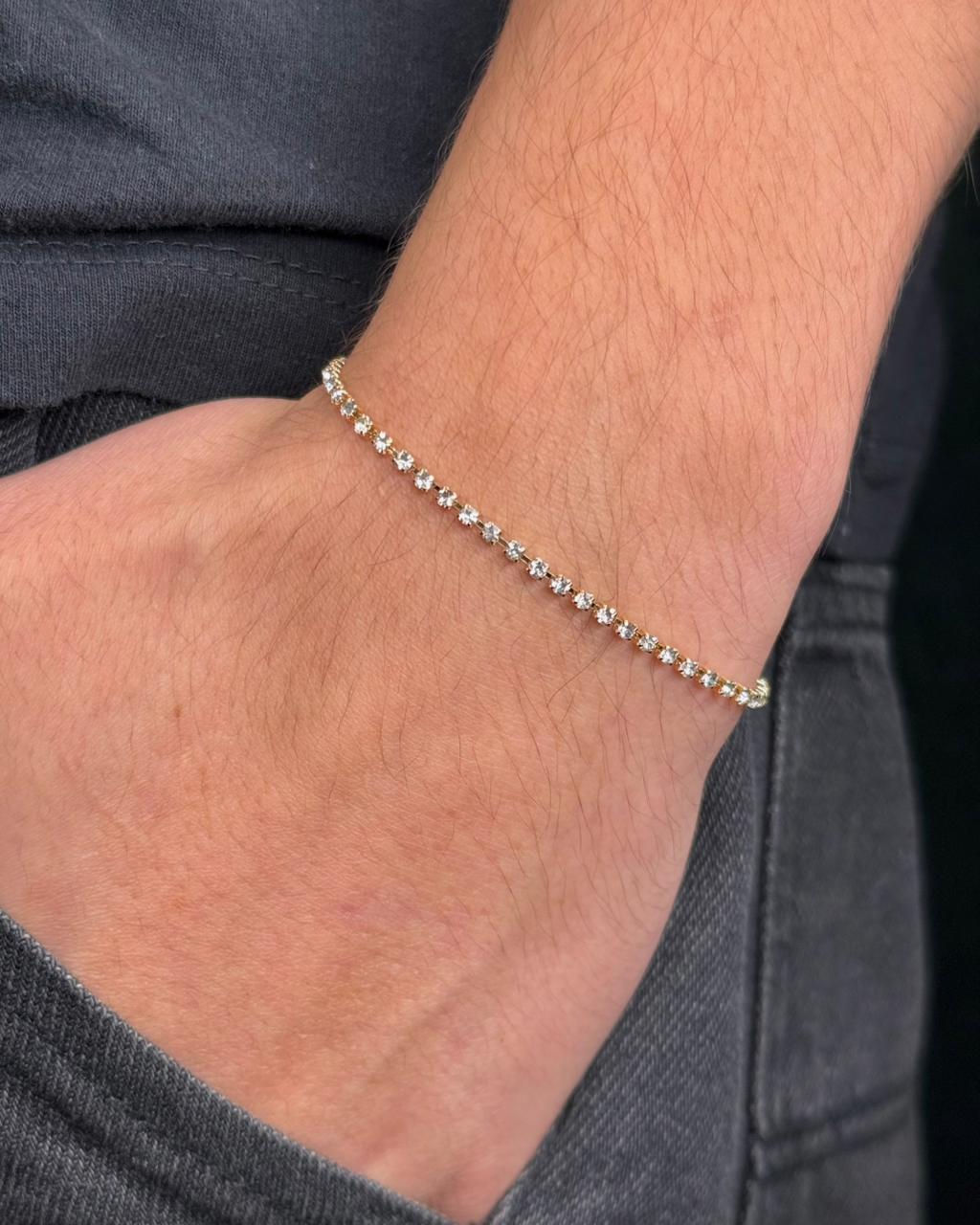 Pulseira Riviera Cristal Ultra Slim