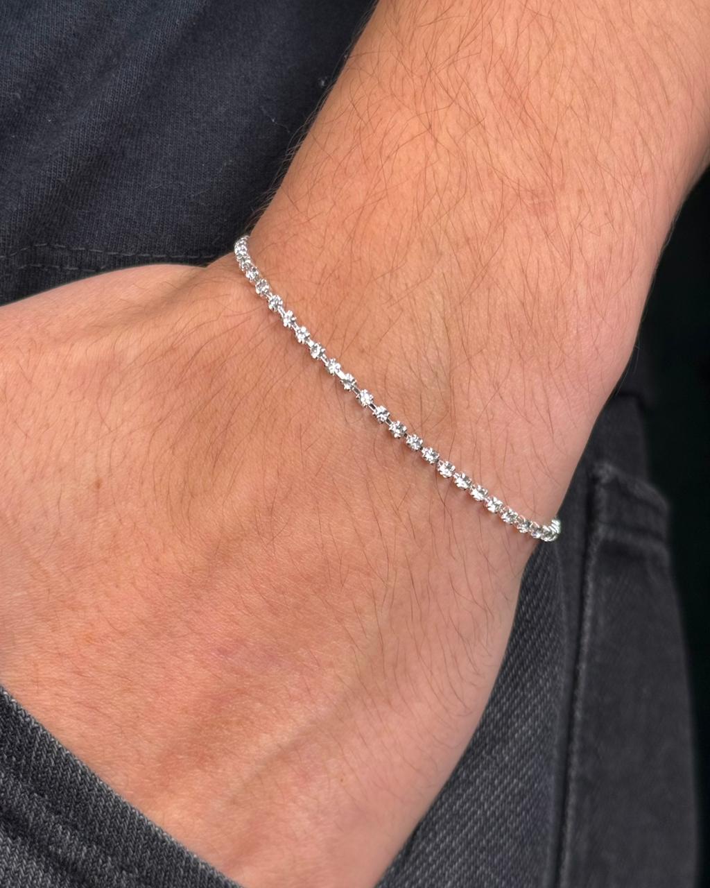 Pulseira Riviera Cristal Ultra Slim