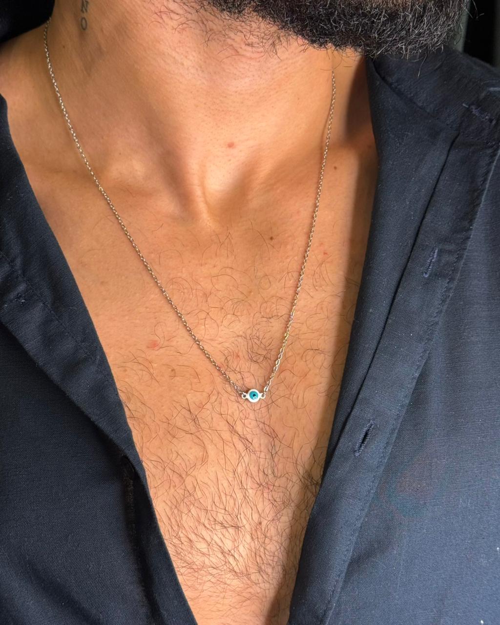 Colar Olho Grego Color Delicate (Escolha a Cor)