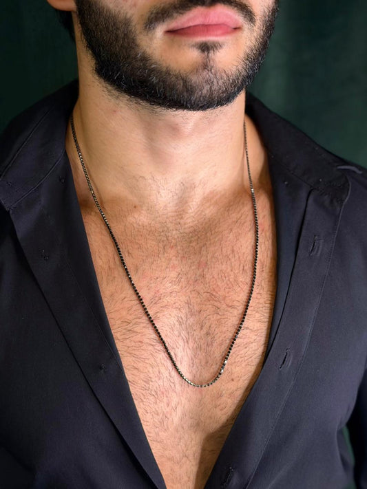 Colar Riviera Ultra Slim Ônix