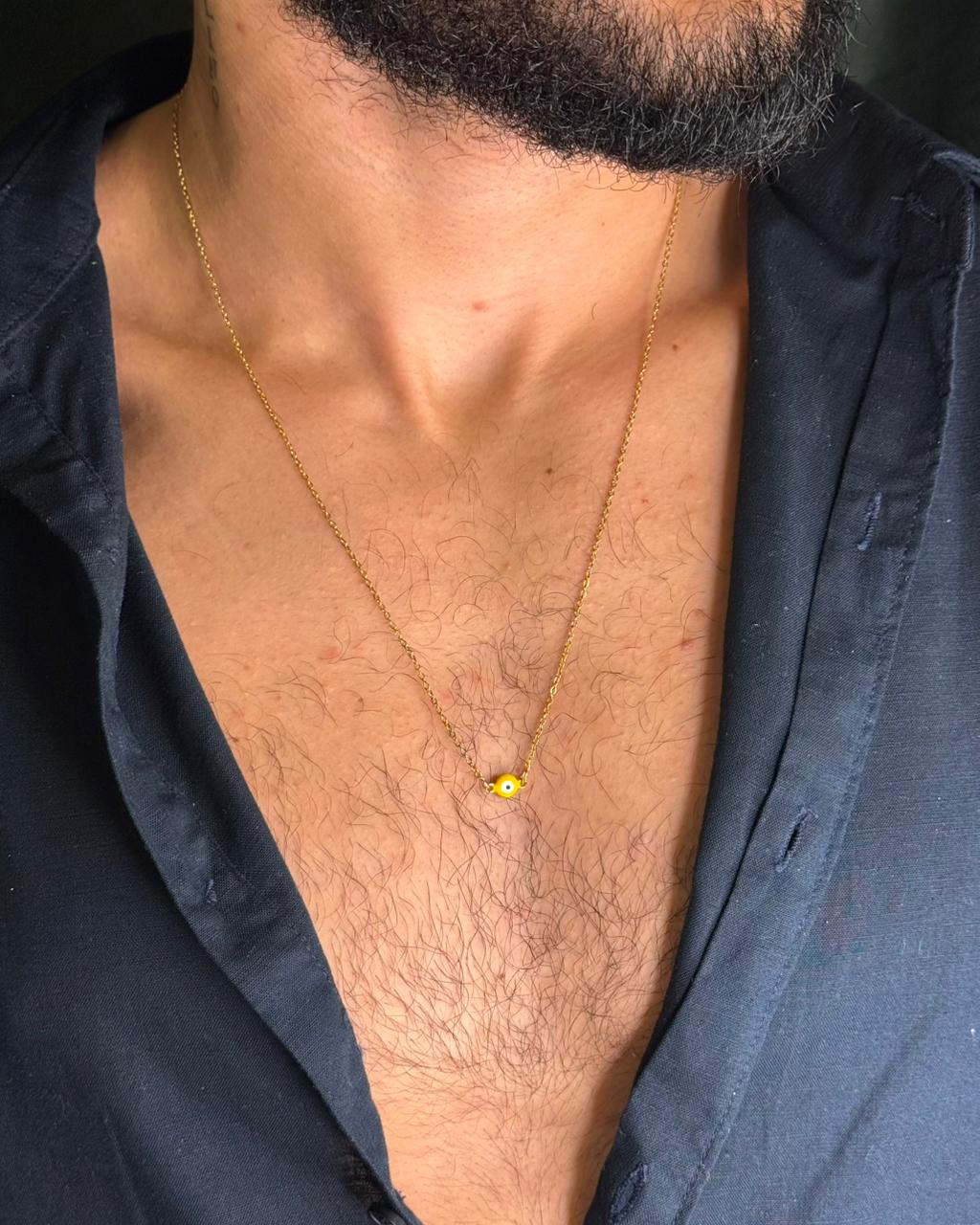 Colar Olho Grego Color Delicate (Escolha a Cor)