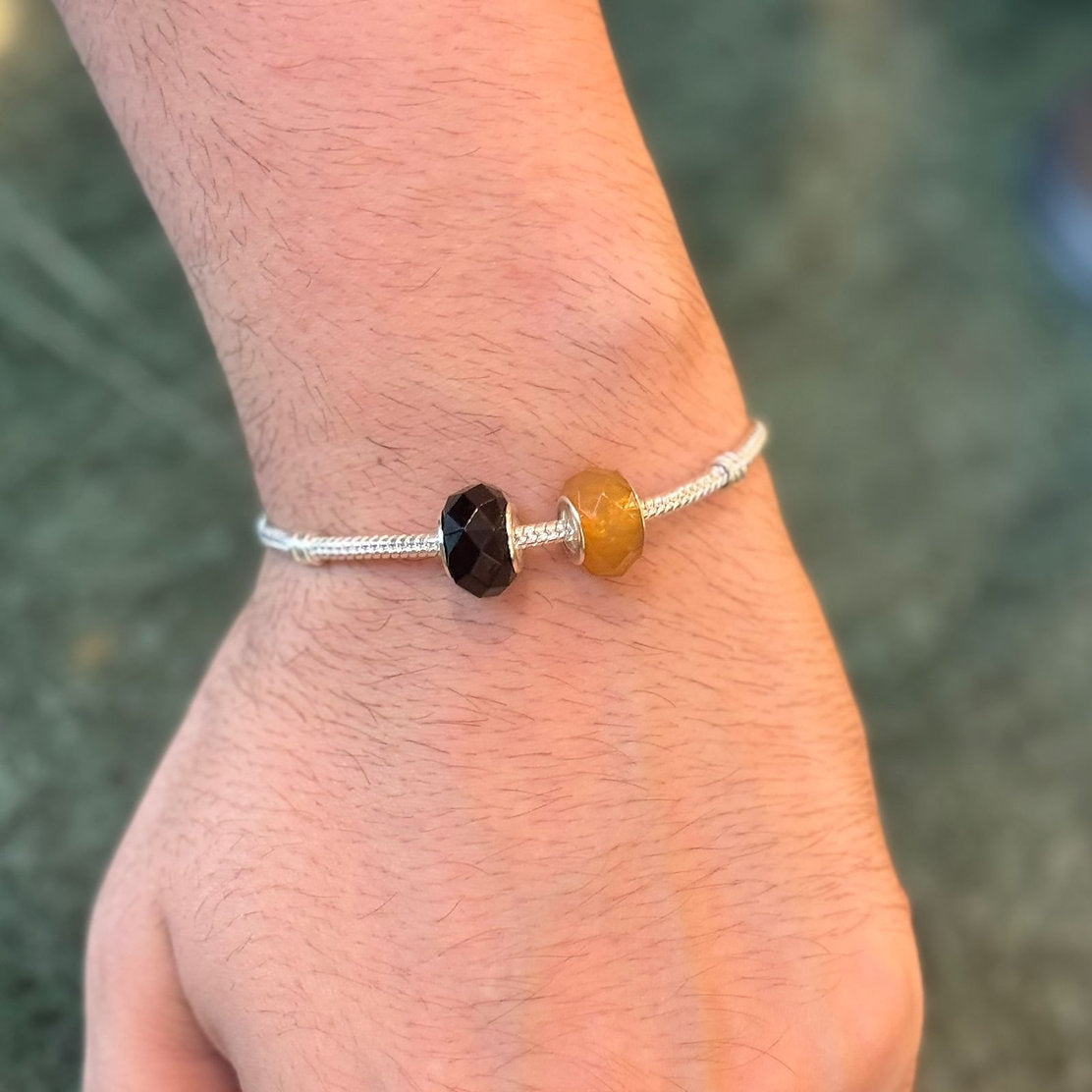 Berloque Murano Black or Gold