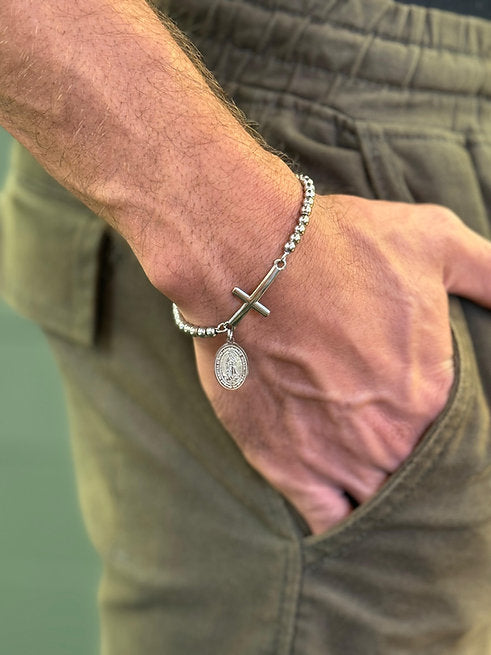 Pulseira Cruz e Guadalupe