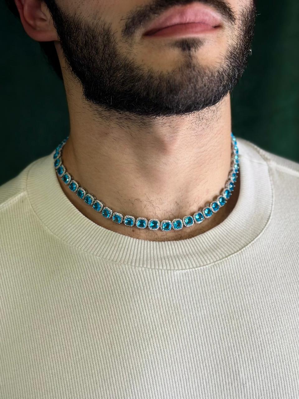 Colar Riviera Realeza Blue