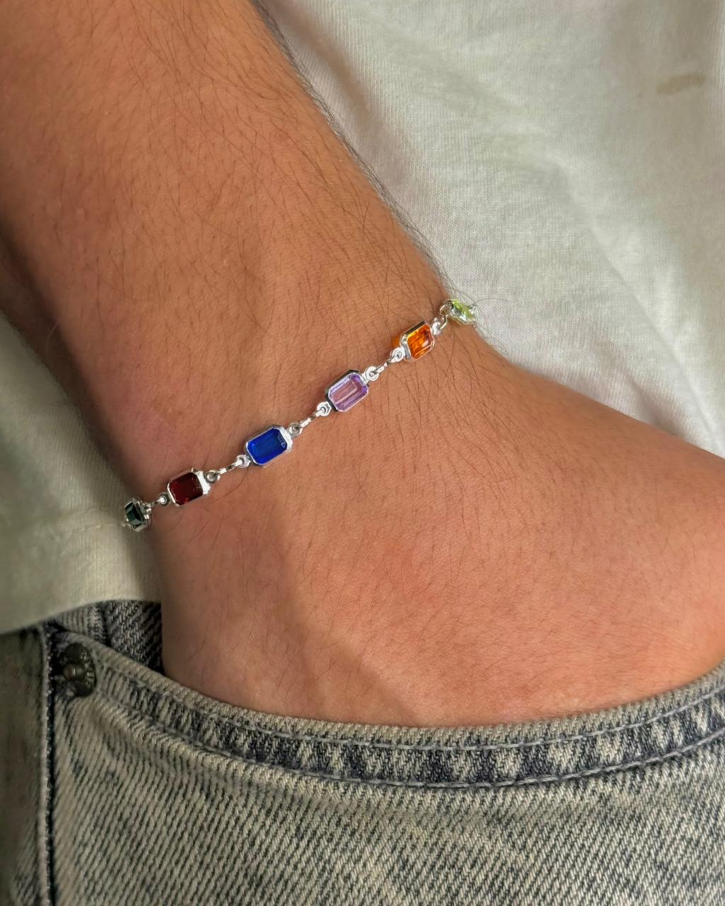 Pulseira Colors Silver