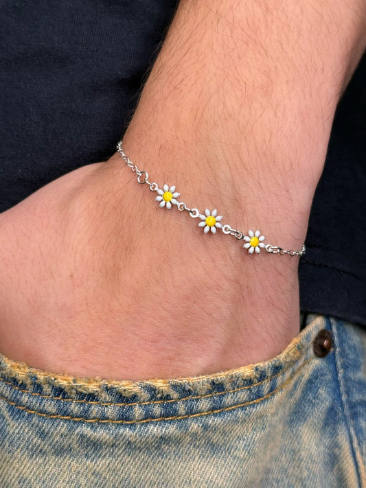 Pulseira Daisies Prata925