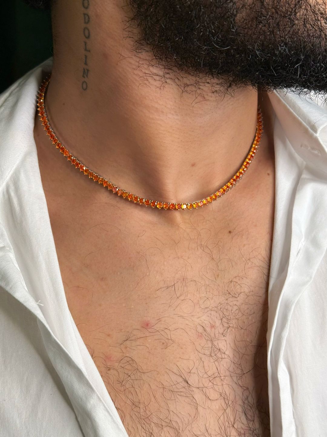 Colar Riviera Aperol 45cm  - 3 Pontas