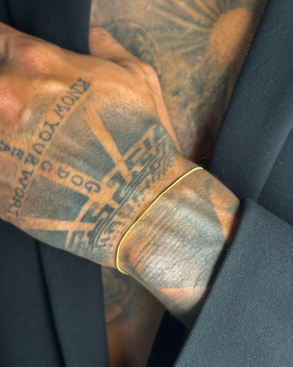 Pulseira Fio Delicate Gold Steel