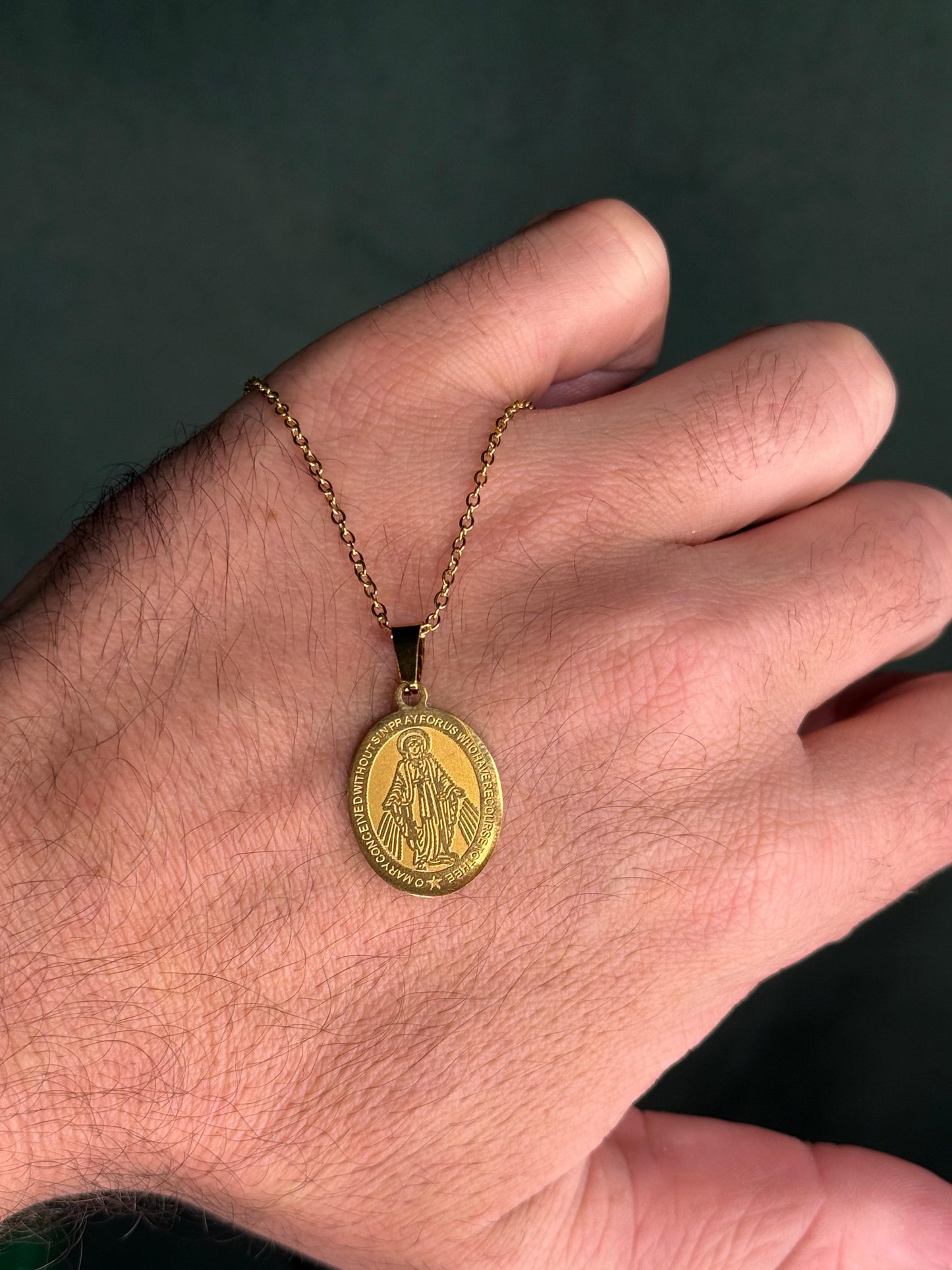 Colar Medalha N.Sra de Guadalupe