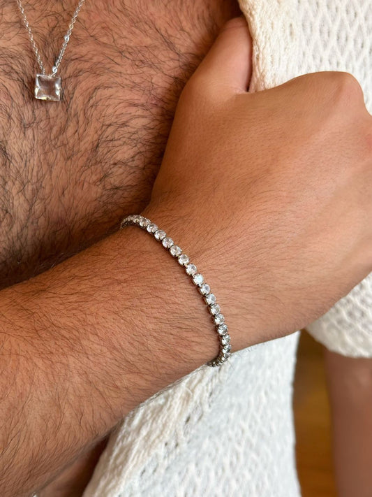 Pulseira Riviera Clássica Cristal