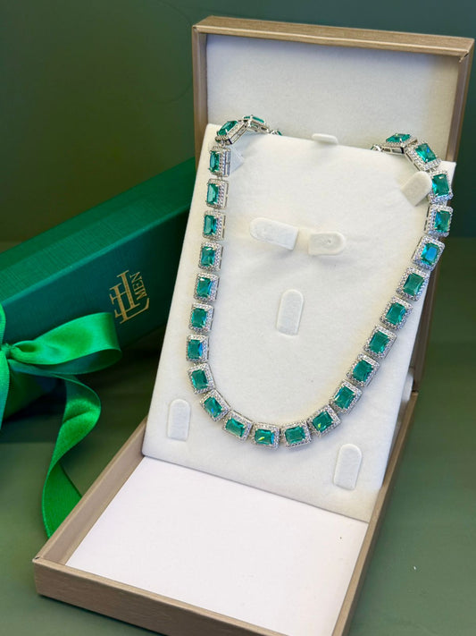 Colar Riviera Turmaline Cubes