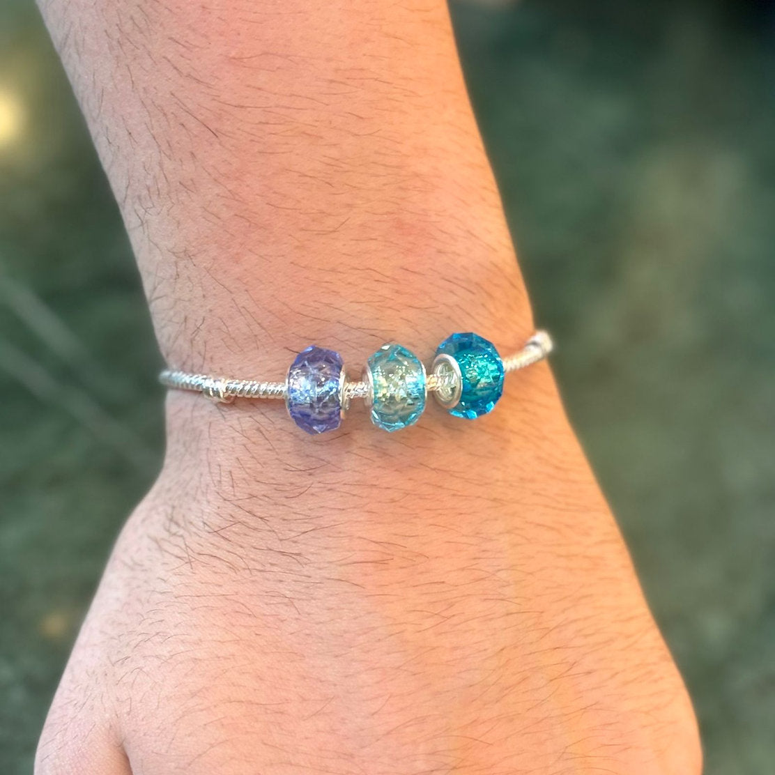 Berloque Murano Azul