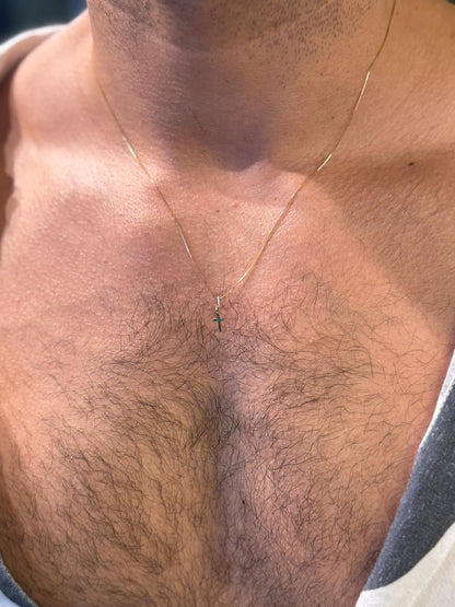 Colar Cruz Petit OURO 18K