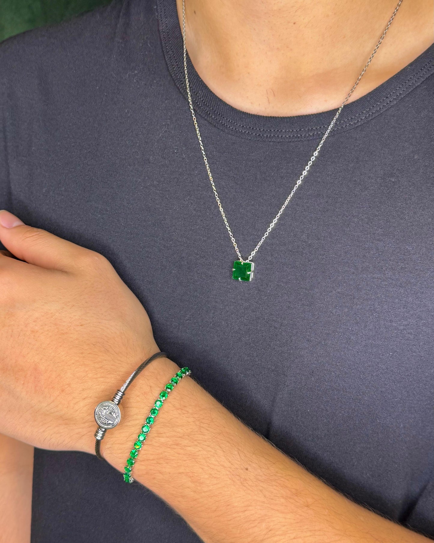 Kit Bracelete São Bento + Colar Clássico + Riviera de Brinde