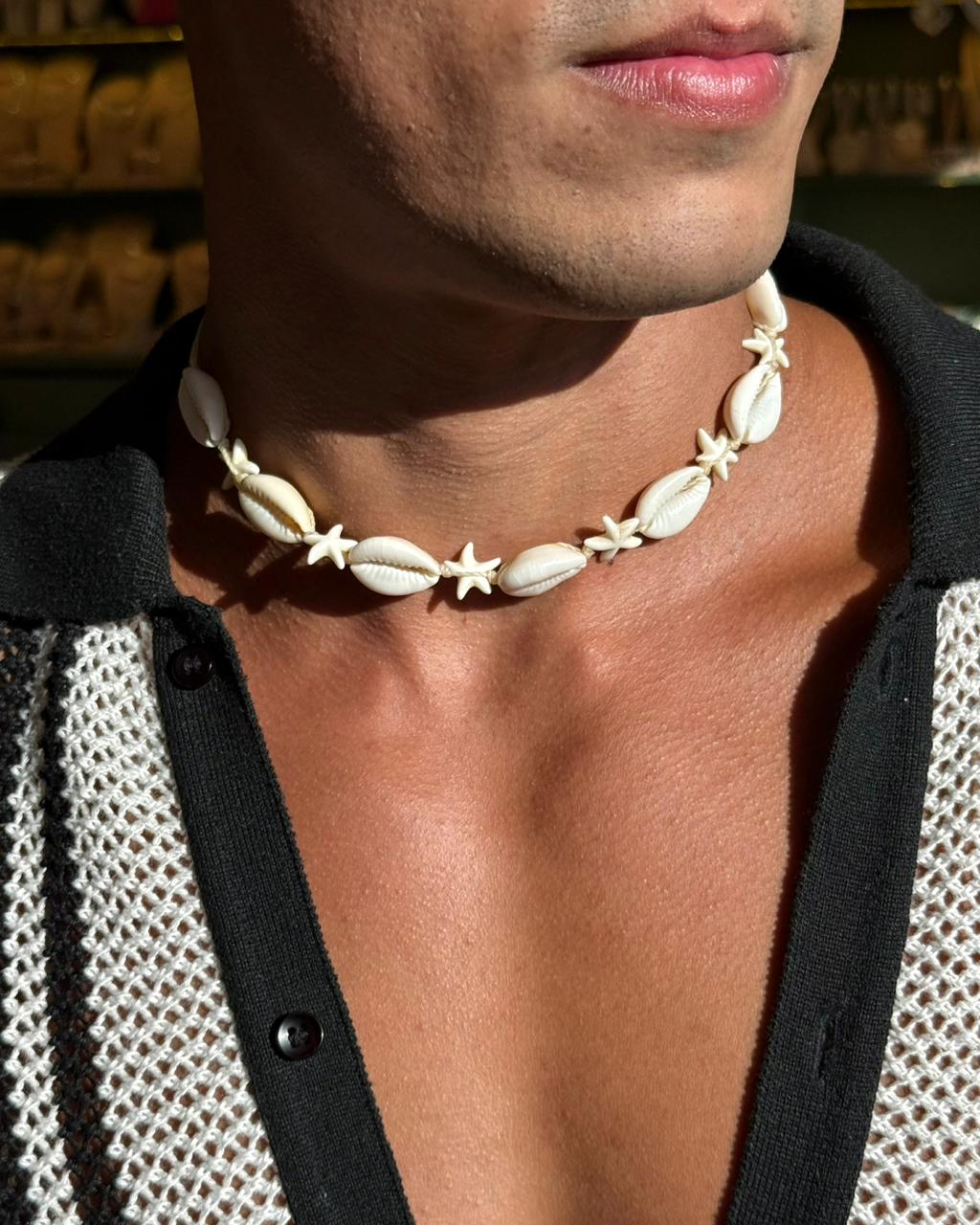 Choker Búzio Star