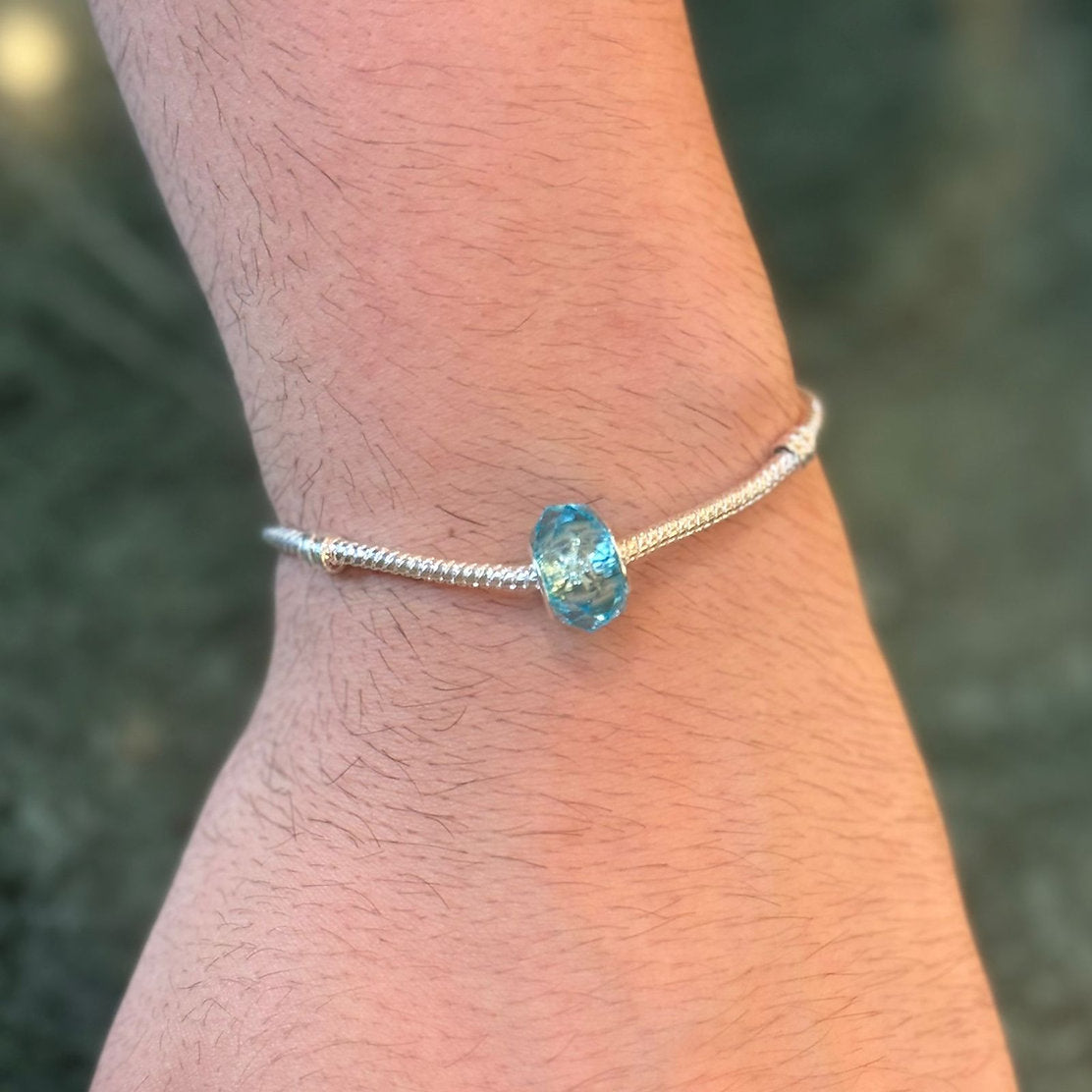 Berloque Murano Azul