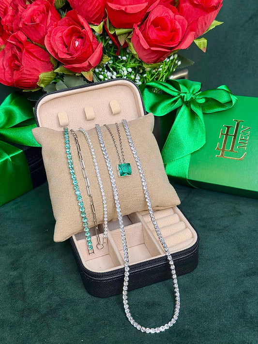 Kit Cristal Turmalina + Porta Joias