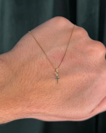 Colar Cruz Petit OURO 18K